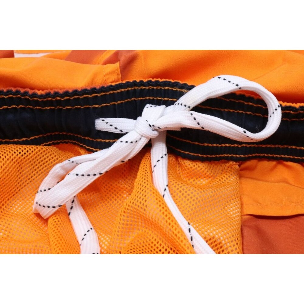 Chaps Swimwear Mens M Orange Trunks Aloha Hawaiian Swim Board Shorts Lined VTG - Picture 10 of 10